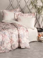 Cotton Box Спално бельо „Layana Pembe“ Elite Saten 300TC – 100% памук сатен – 6 части – за спалня