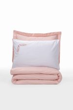 Cotton Box Спално бельо „Melinda Pembe“ Elite Saten 300TC – 100% памук сатен – 6 части – за спалня - Image 3