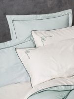 Cotton Box Спално бельо „Vanko Mint“ Elite Saten 300TC – 100% памук сатен – 6 части – за спалня - Image 2