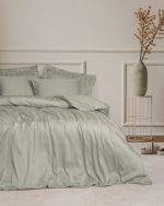 Cotton Box Спално бельо „Stripe Bej“ Smart Bambu Saten – 60% бамбук и 40% памук – 6 части – за спалня