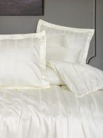 Cotton Box Спално бельо „Stripe Ekru“ Smart Bambu Saten – 60% бамбук и 40% памук – 6 части – за спалня - Image 2
