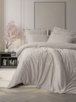 Cotton Box Спално бельо „Alameda Lila“ Nakışlı Saten – 100% памук сатен – 6 части – за спалня