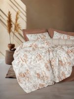 Cotton Box Спално бельо „Lamina Tarçın“ Ranforce – 100% памук ранфорс – 5 части – за спалня с два плика