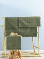 Wellness Сет Кърпи 3 Части – Forest (Зелено) – 100% Памук - Image 3