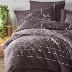 Clasy Спално бельо „Moya V1“ Delux Saten – 100% памук сатен – 6 части – за спалня - Image 2