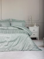 Cotton Box Спално бельо „Stripe Mint“ Smart Bambu Saten – 60% бамбук и 40% памук – 6 части – за спалня - Image 13