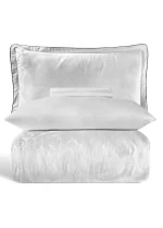 La Romano Спално бельо „Vandela White“ Premium Satin – 100% памук – 300 TC – 6 части – за спалня - Image 3