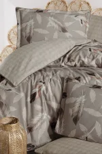 La Romano Спално бельо „Perlan Wind“ Premium Satin – 100% памук – 6 части – за спалня - Image 2