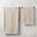 Комплект хавлиени кърпи Hobby – Екрю – 100% микропамук – 450 г/м² – 2 части