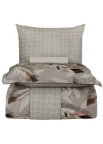 La Romano Спално бельо „Perlan Wind“ Premium Satin – 100% памук – 6 части – за спалня - Image 4