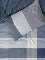 Cotton Box Спално бельо „Liva Gri“ Nordek Ranforce – 100% памук – 4 части – за спалня - Image 2