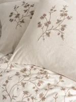 Cotton Box Спално бельо „Hemera“ Cotton Keten – 25% лен и 75% памук – 6 части – за двойно легло - Image 2