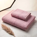 Hobby Хавлиени кърпи – Dusty Rose– Комплект 2 части – 100% памук – 560 г/м² - Image 2