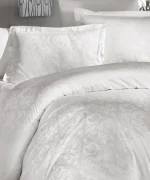 First Choice Спално бельо „Sofya Krem“ Сатен Жакард – 100% памук – 6 части – за спалня - Image 2