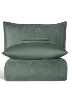 La Romano Спално бельо „Vandela Moonmist“ Premium Satin – 100% памук – 300 TC – 6 части – за спалня - Image 3