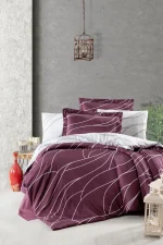 First Choice Спално бельо „Mesi Rose“ Памучен сатен – 100% памук – 6 части – за спалня