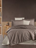 La Romano Спално бельо „Ruth Wooden“ Premium сатен – 100% памук – 6 части – за спалня