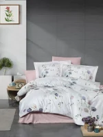 First Choice Спално бельо „Leaf“ 3D Satin – 100% памук – 6 части – за спалня