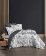 La Romano Спално бельо „Sirene Cobalt“ Premium Satin – 100% памук – 6 части – за спалня