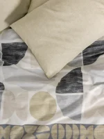 Cotton Box Спално бельо „Formo Bej“ Modern Ранфорс – 100% памук – 4 части – за спалня - Image 2