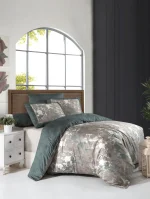 La Romano Спално бельо „Lily Moonmist“ Premium сатен – 100% памук – 6 части – за спалня