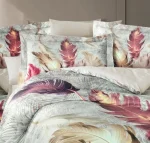 First Choice Спално бельо „Yalens“ Satin Digital – 100% памук – 6 части – за спалня - Image 2