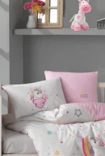 „Unicorn Dreams“ Детски спален комплект Clasy Памук Ранфорс – 4 части – за детско легло - Image 2