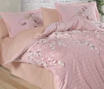 „Hobby Poplin Missy Pudra“ Спално бельо – 4 части - Image 2