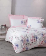 Cotton Box Спално бельо „Jayda Pembe“ Ranforce – 100% памук ранфорс – 4 части – за спалня