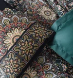 Спално бельо  „Ornate“  Family - Памук Сатен -7 части – с 2 единични плика - Image 2