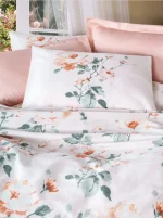 Cotton Box Спално бельо „Verna Pudra“ Saten – 100% памук сатен – 6 части – за спалня - Image 2