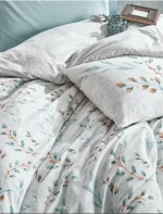 Спално бельо “Lendel Blue” Cotton Box - Памук Ранфорс – 3 части – за единично легло - Image 2