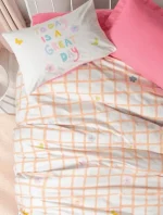 Cotton Box Спално бельо „Jours Pembe“ Genç Odası Ranforce – 100% памук – 3 части – за единично легло - Image 2