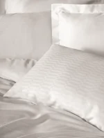 „Smart Bamboo White“ Спален комплект Бамбуков Сатен – 6 части – за спалня-Cotton box - Image 2