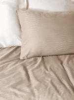 Cotton Box Спално бельо „Smart Bamboo Beige“ Bambu Saten – 60% памук и 40% бамбук – 6 части – за спалня - Image 2