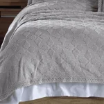 Hobby Памучно покривало – 230×250 см – 3 части – сиво - Image 2