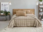 „Carelia Beige“ комплект Перкал с покривало Муселин – 6части