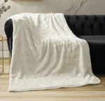 „Emboss Krem“ Луксозно одеяло Cotton Box – 220×240 см - Image 2