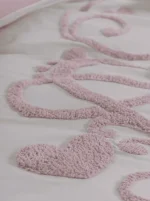 Спално бельо „Bellini Pink“-puff бродерия-Памук Ранфорс-6 части-Cotton Box - Image 2