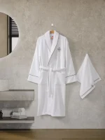 Дамски сет халат Guher + кърпа – Cotton Box - M/L