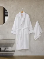 Мъжки сет халат Guher + кърпа – Cotton Box - L/XL