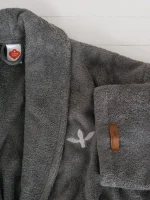 Unisex халат – Cotton Box – серия Zen – антрацит S/M - Image 2