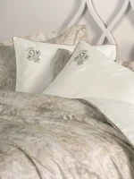 Cotton Box Спално бельо „Beatrix Bej“ Elite Saten 300TC – 100% памук сатен – 6 части – за спалня - Image 3