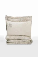 Cotton Box Спално бельо „Beatrix Bej“ Elite Saten 300TC – 100% памук сатен – 6 части – за спалня - Image 4