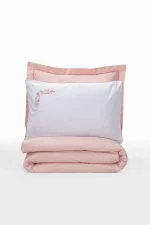 Cotton Box Спално бельо „Melinda Pembe“ Elite Saten 300TC – 100% памук сатен – 6 части – за спалня - Image 3