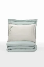 Cotton Box Спално бельо „Vanko Mint“ Elite Saten 300TC – 100% памук сатен – 6 части – за спалня - Image 3