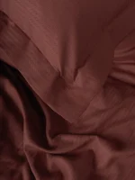 Cotton Box Спално бельо „Tensel Craft Bordo“ Lyocell/Pamuk – 60% Lyocell и 40% памук – 4 части – за спалня - Image 3
