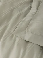 Cotton Box Спално бельо „Stripe Bej“ Smart Bambu Saten – 60% бамбук и 40% памук – 6 части – за спалня - Image 3