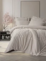 Cotton Box Спално бельо „Alameda Lila“ Nakışlı Saten – 100% памук сатен – 6 части – за спалня