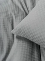 Cotton Box Спално бельо „Plaid Gri“ Памук Ранфорс – 100% памук – 4 части – за спалня - Image 4